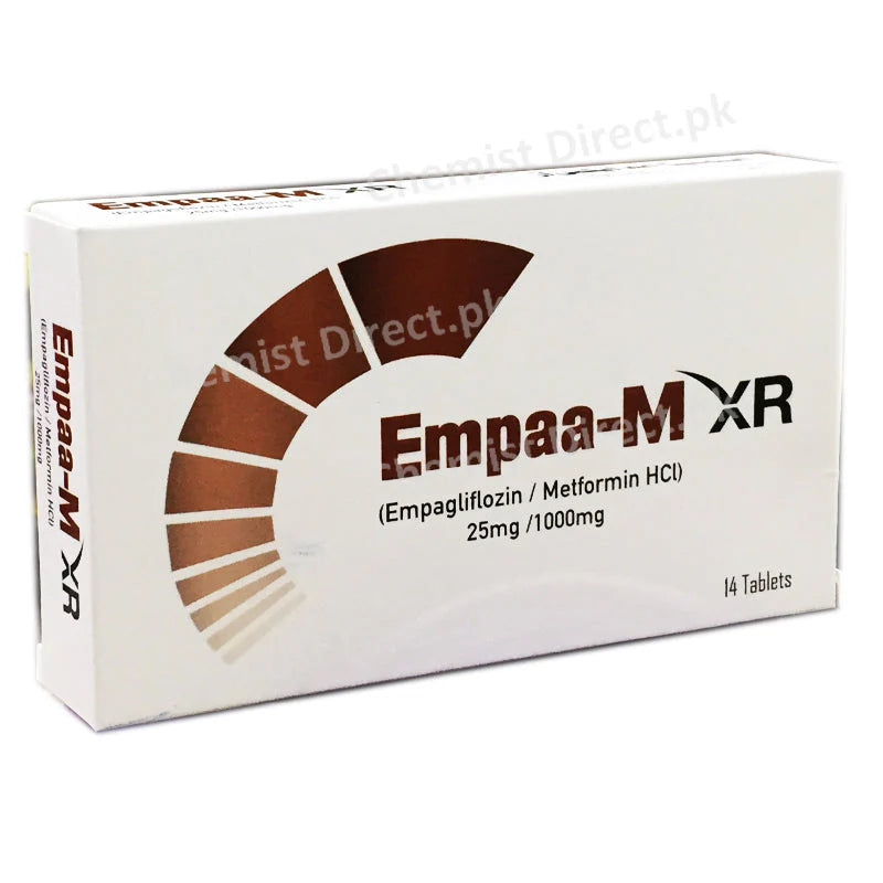 Empaa-M XR 25mg/1000mg Tablets (Empagliflozin + Metformin HCl)
