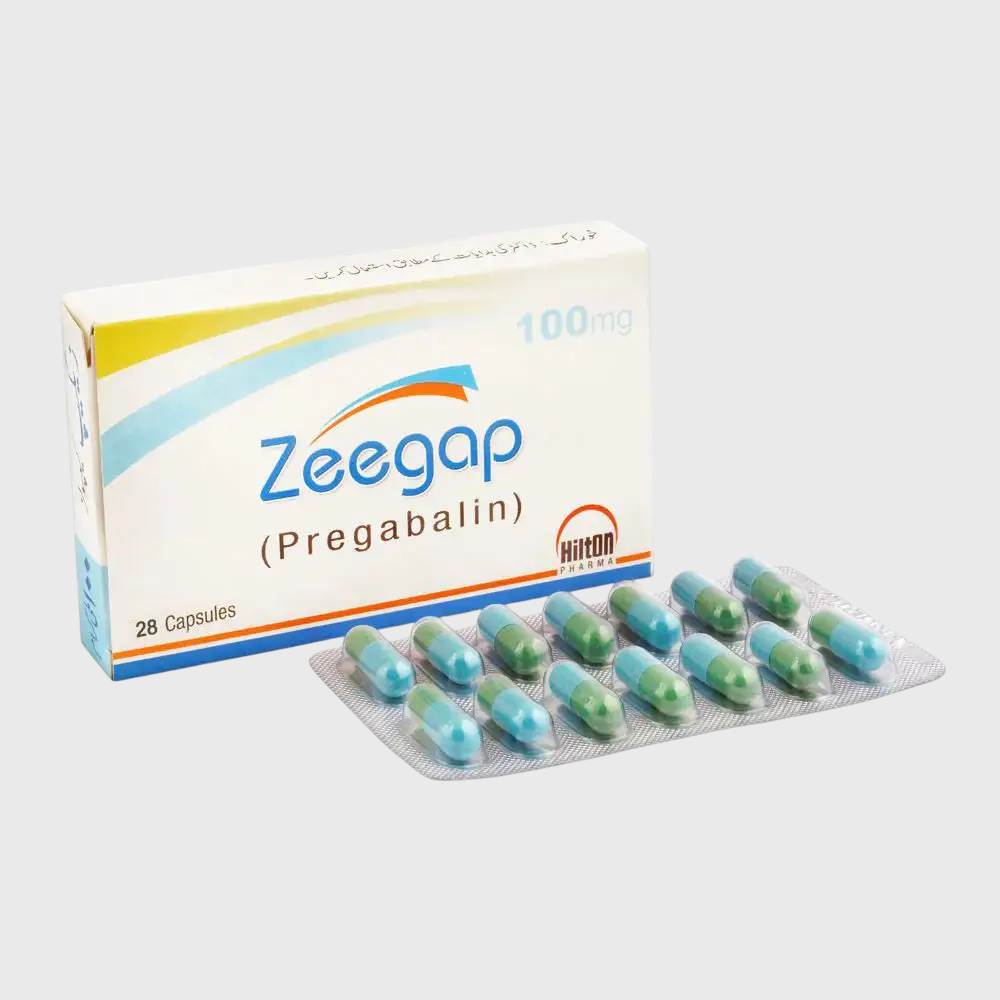 Zeegap 100mg Capsule 28s – Anticonvulsant for Neuropathic Pain and Seizure Management