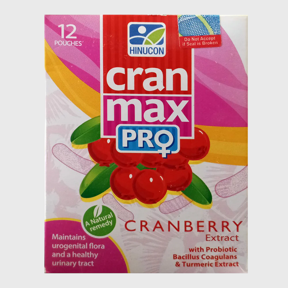 Cran Max Pro Sachets – High-Dose Cranberry + D-Mannose + Probiotics