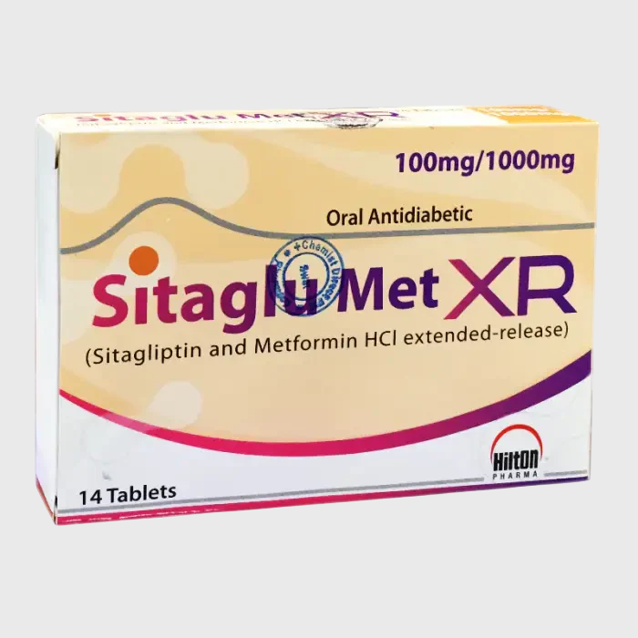 Sitaglu Met XR 100/1000mg Tablet