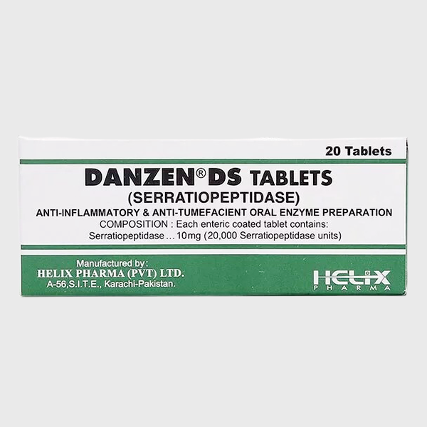 Danzen DS Tablet – Anti-Inflammatory Enzyme for Pain and Swelling Relief