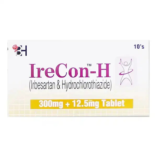 Irecon H 300mg + 12.5mg Tablet – Blood Pressure Control & Fluid Balance