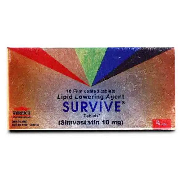 Survive Tablets 10mg – For Cholesterol and Heart Risk Control