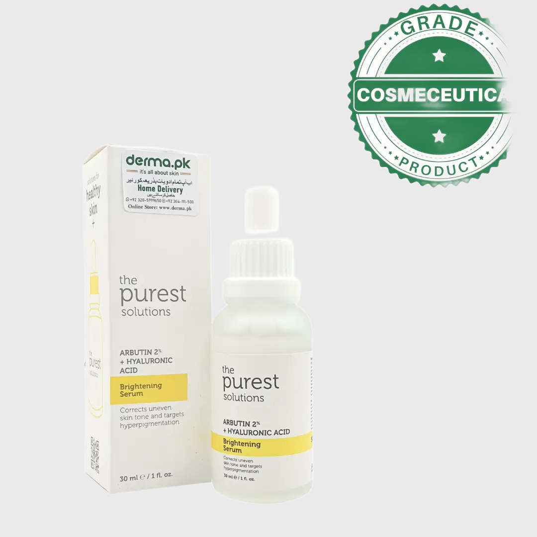 THE PUREST SOLUTION ARBUTIN 2%+HYALURONIC ACID BRIGHTENING SERUM 30ml