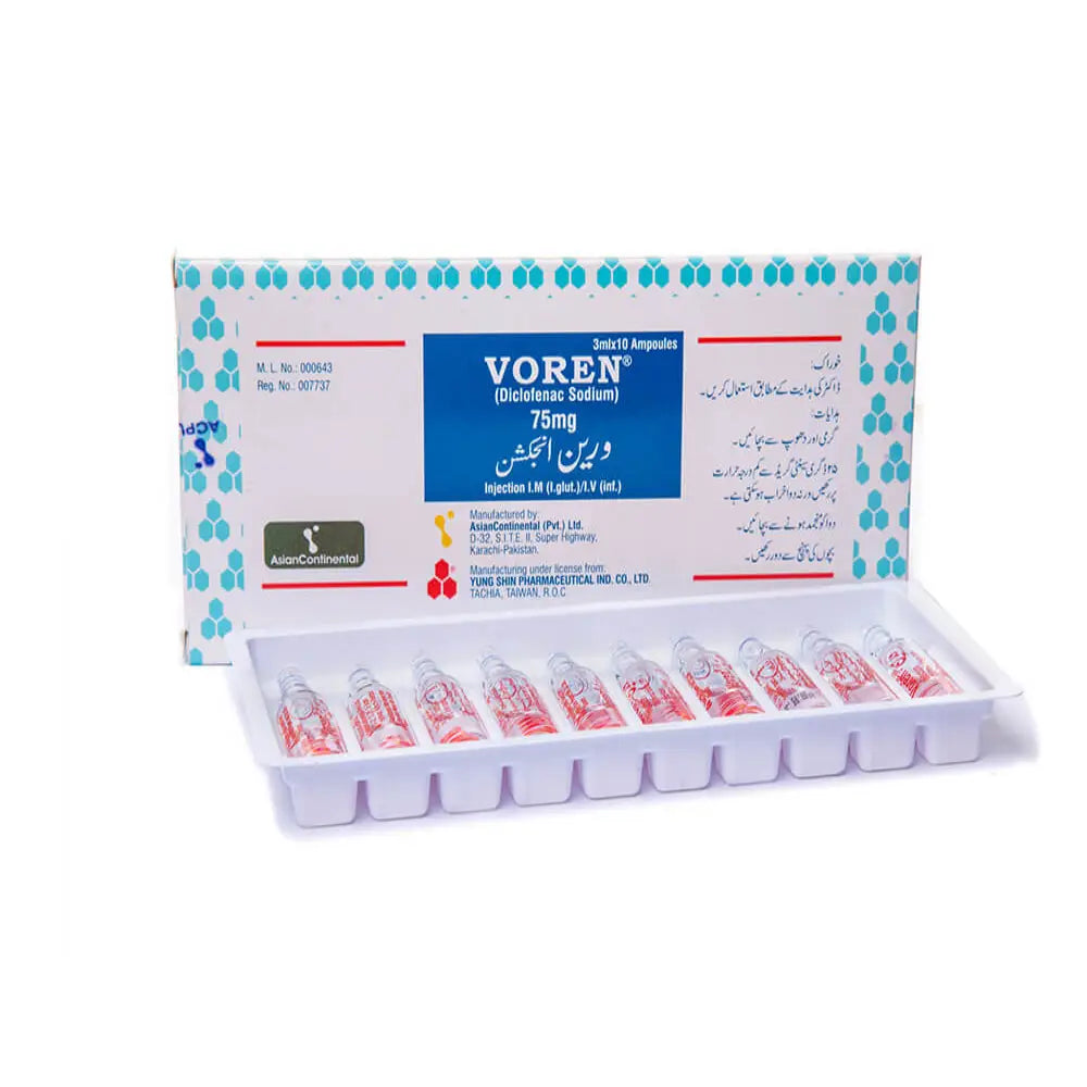 Voren 75mg Injection – Fast Relief for Severe Pain and Inflammation