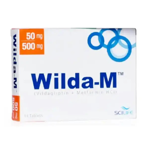 wilda-m-50-500mg-vildagliptin-metformin-tablets