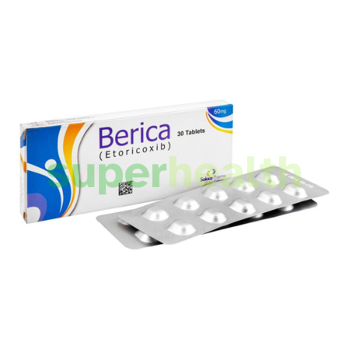 Berica 60mg Tablets (Etoricoxib) 30 Tablets