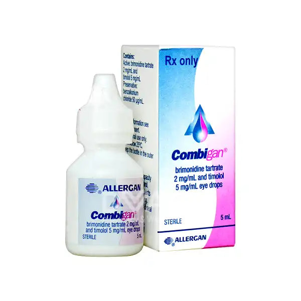 Combigan 5ml Eye Drops – For Glaucoma and Eye Pressure Control