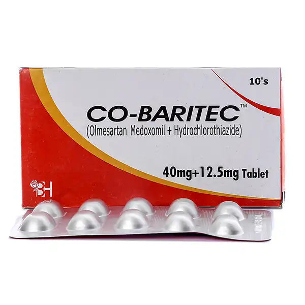 Co-Baritec 40mg/12.5mg Tablet – For High Blood Pressure Control