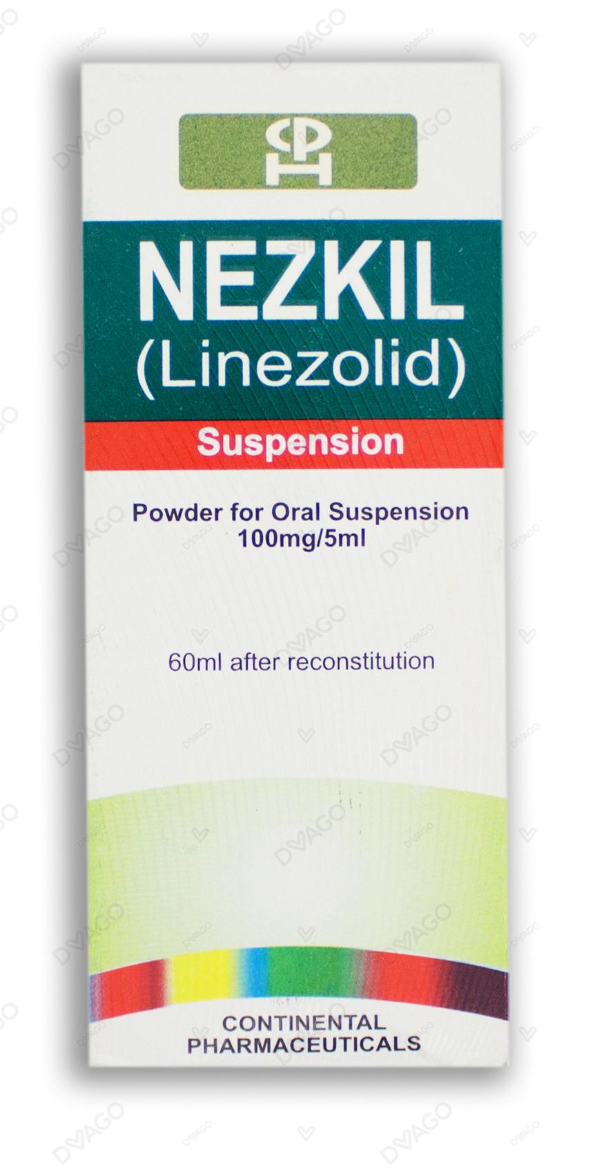Nezkil Suspension 100mg – Linezolid Antibiotic Oral Suspension