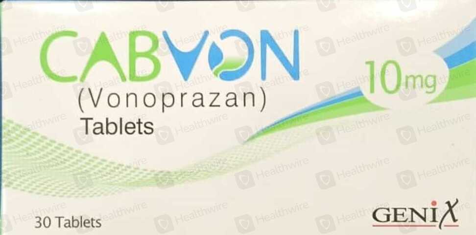 Cabvon 10mg Tablet (Vonoprazan) – For Acid Reflux and Stomach Acid Control