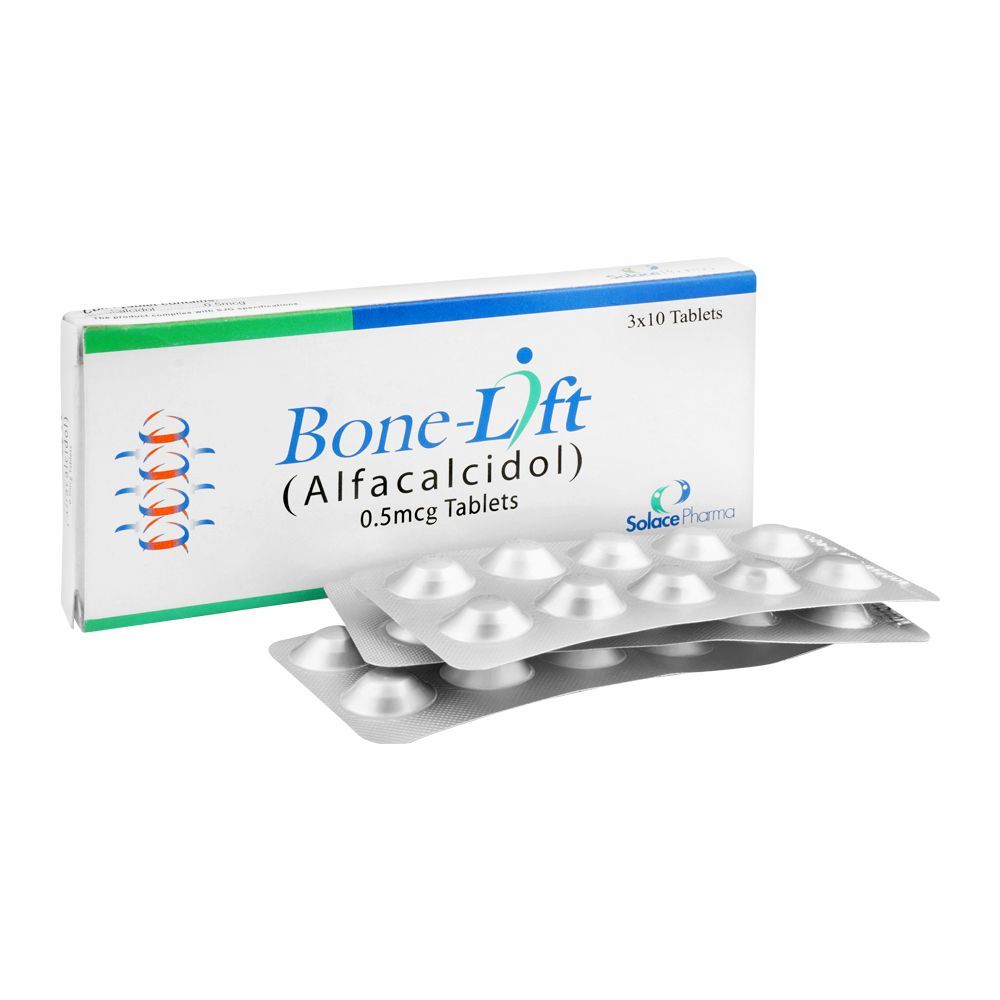 Bone-Lift 0.5mcg Tablets (Alfacalcidol)