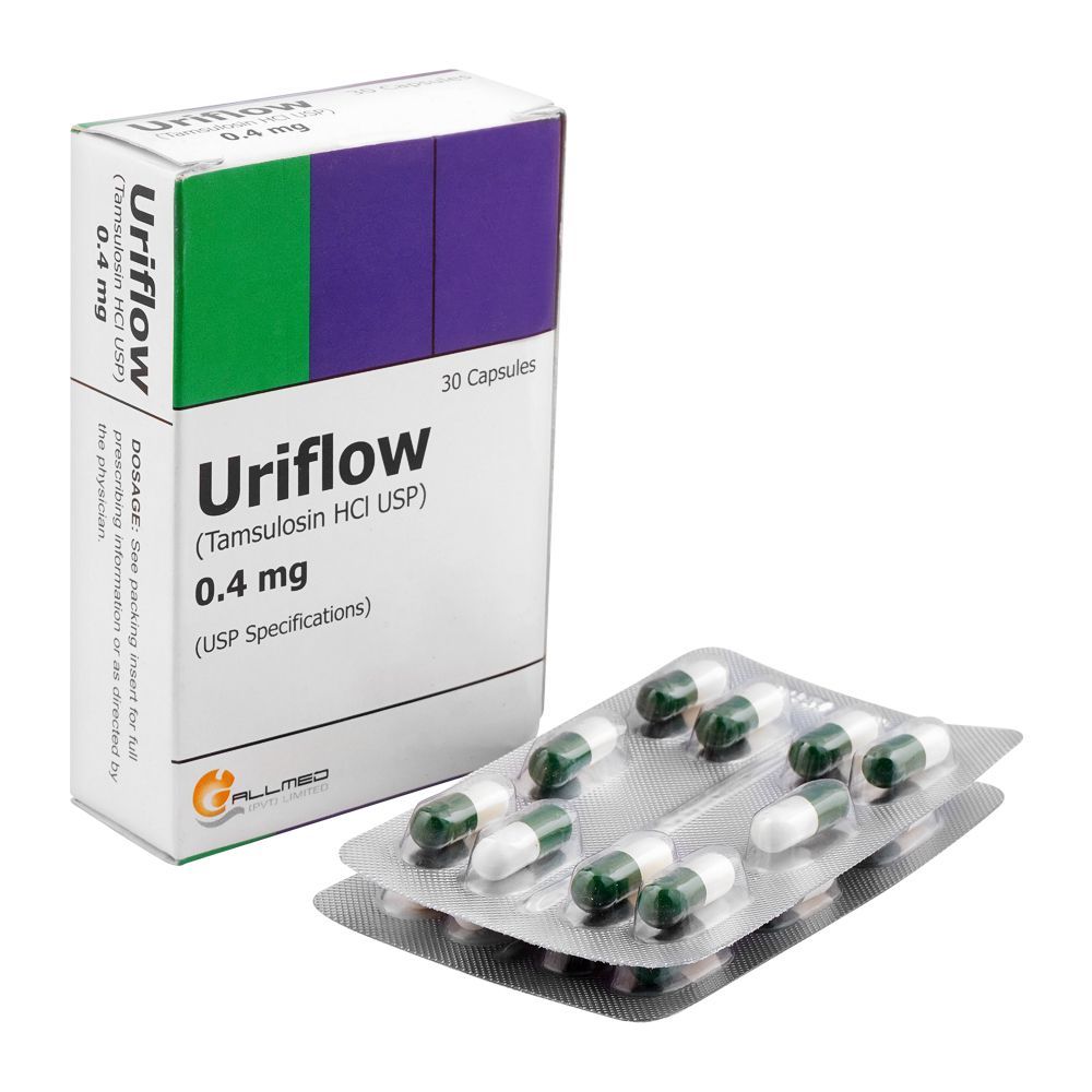 Uriflow 0.4mg Capsule (Tamsulosin) – Urine Flow Improvement Medicine