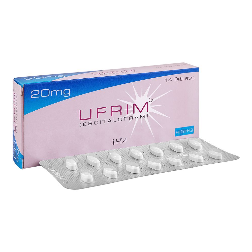 Ufrim 20mg (Escitalopram) – Depression and Anxiety Management Tablet