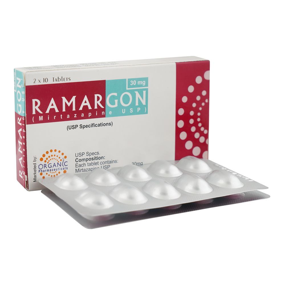 Ramargon 30mg Tablets Mirtazapine USP for Depression Management
