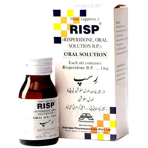 Risp Oral Solution 30ml – Behavioral and Schizophrenia Management Liquid Medicine