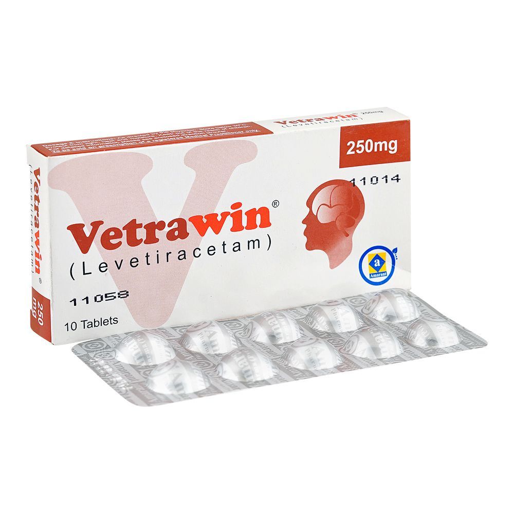 Vetrawin 250mg Tablet (Levetiracetam) – For Seizure Control and Epilepsy Management
