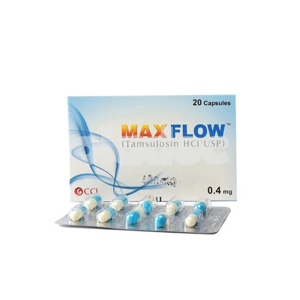 Maxflow 0.4mg Capsules – Relief from Urinary Problems Due to Enlarged Prostate