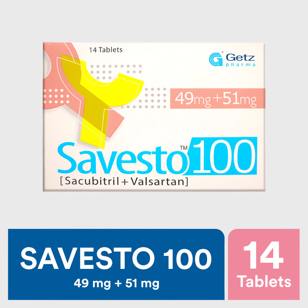 Savesto 100mg/49mg/51mg Tablet