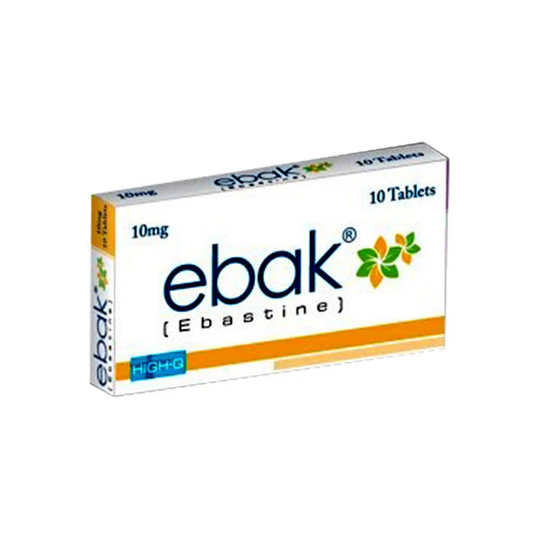 Ebak 10mg Tablet 10s (Ebastine) – Allergy Symptom Relief