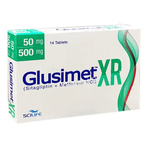 Glusimet XR 50mg/500mg Tablets – For Blood Sugar Control