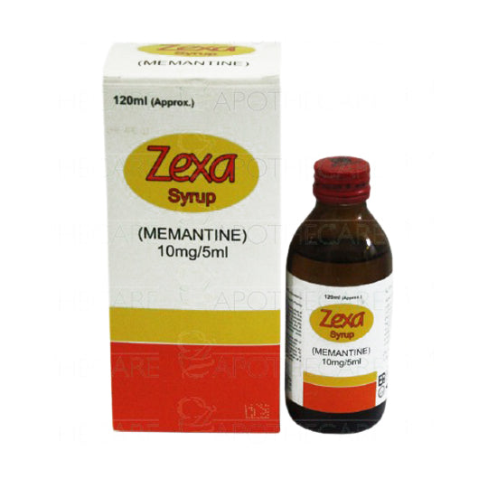 Zexa Syrup 120ml (Memantine Hydrochloride) – Memory and Cognitive Support Medicine