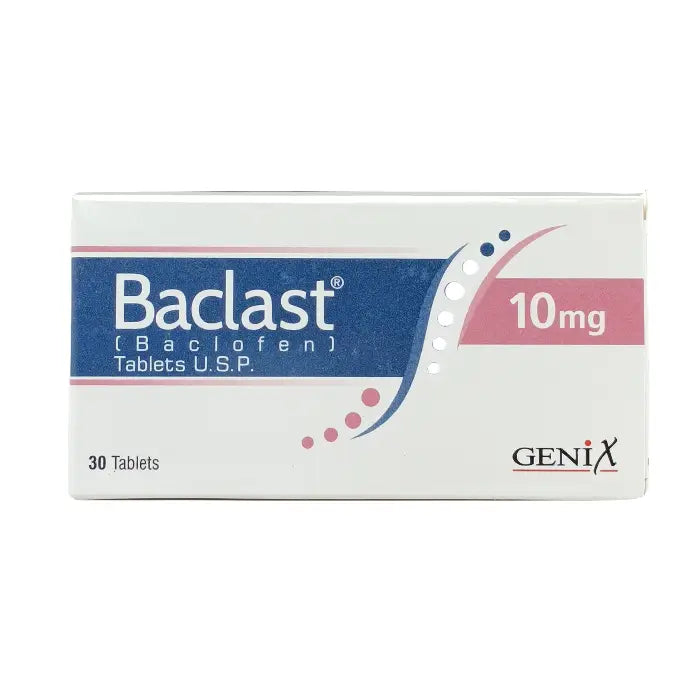 Baclast 10mg tablet for muscle spasm relief Pakistan