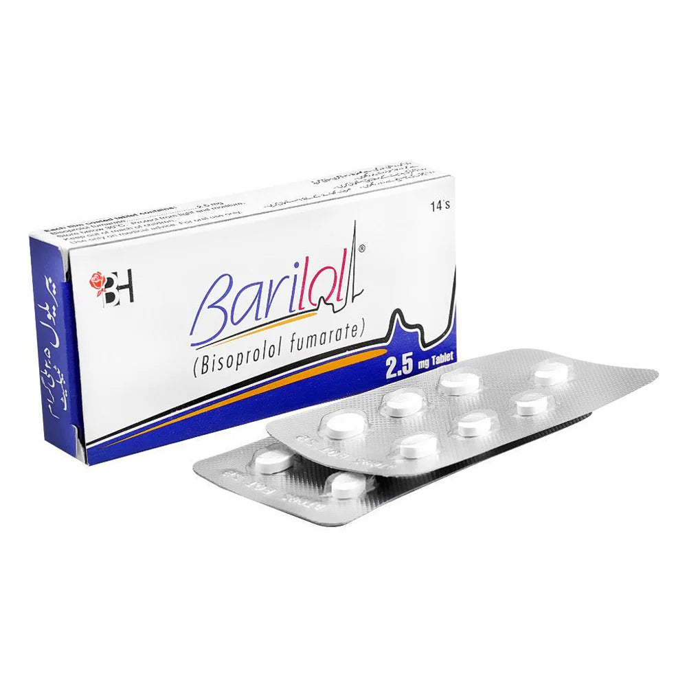 Barilol 2.5mg Tablet – Controls High Blood Pressure & Heart Rate