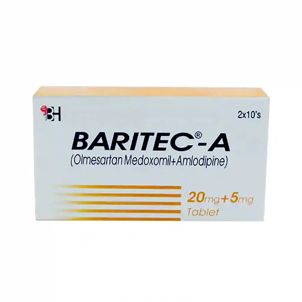 Baritec A 20/5mg Tablet – For High Blood Pressure Control