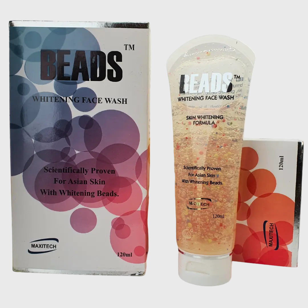 BEADS Whitening Face Wash – Brighten & Exfoliate Glow Cleanser