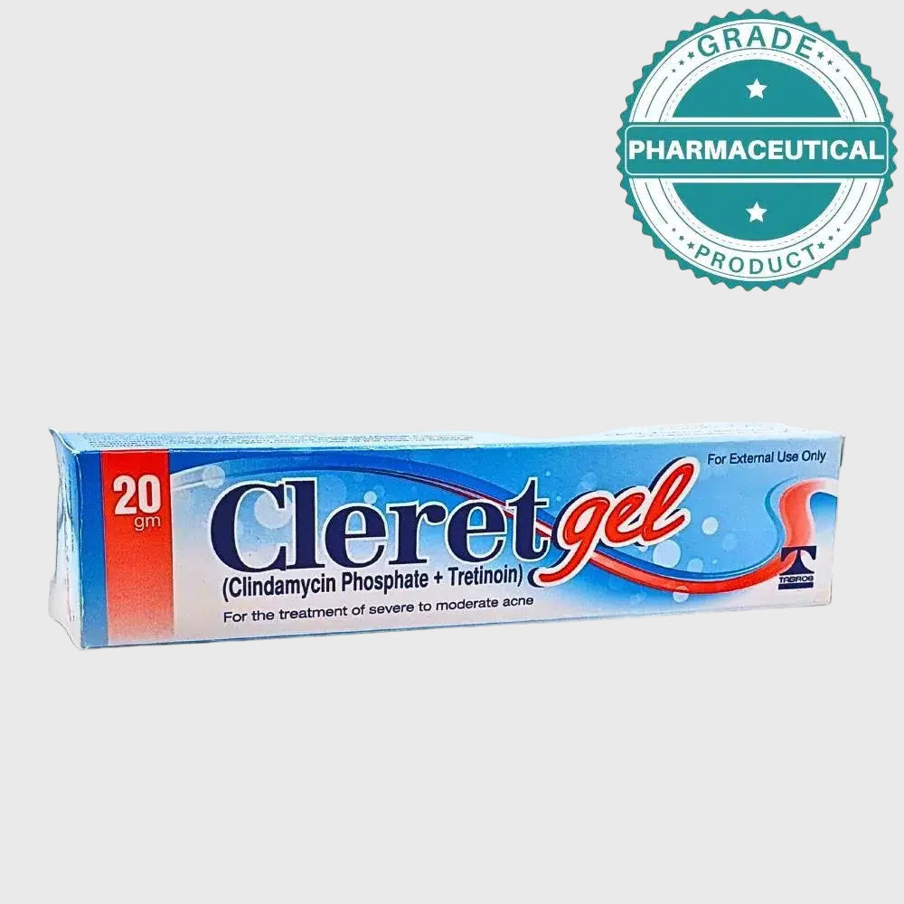 CLERET GEL (CLINDAMYCIN PHOSPHATE + TRETINOIN) 20gm