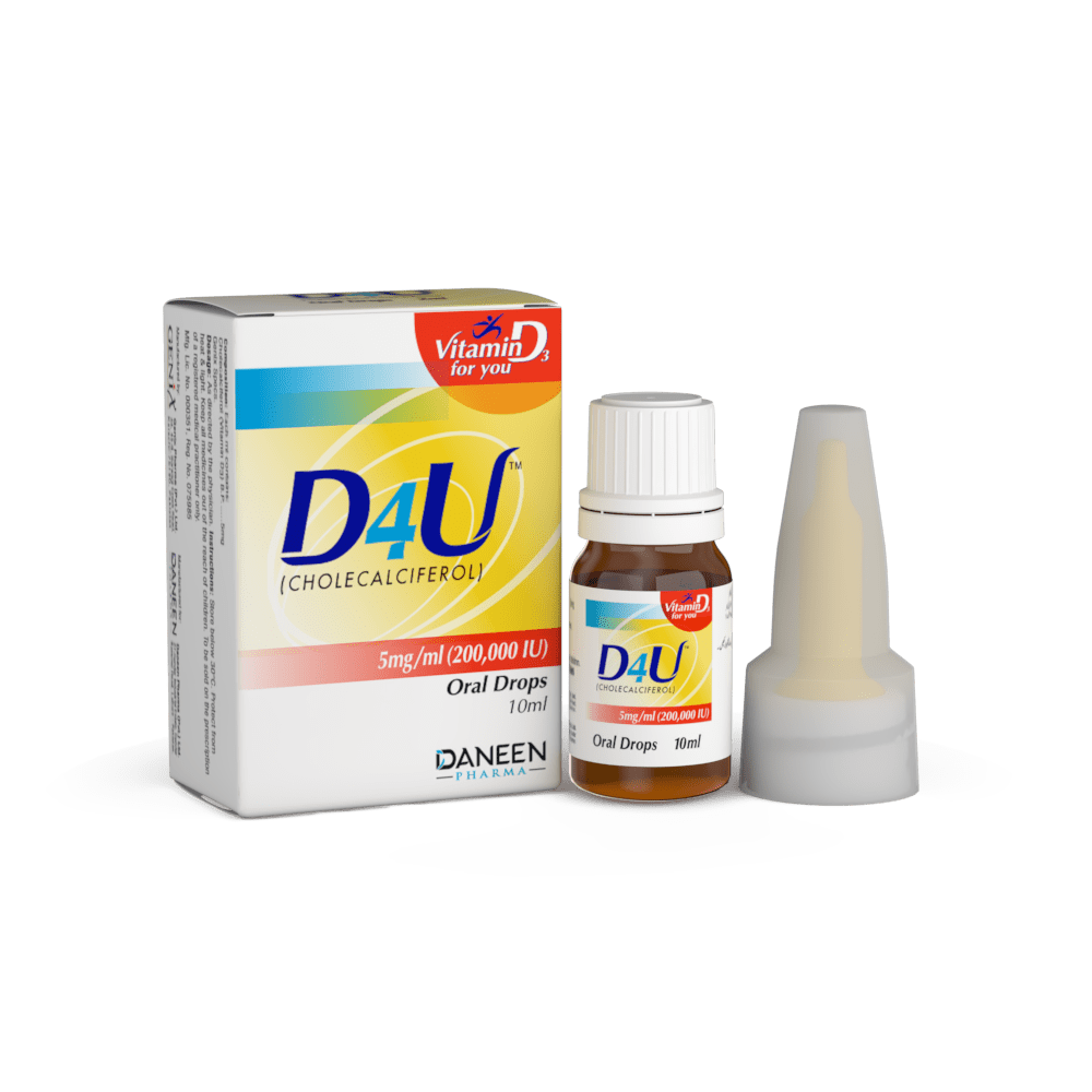 D4U Oral Drops – For Vitamin D Deficiency and Bone Health Support