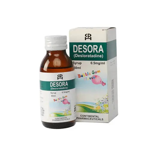 Desora Syrup 60ml – Desloratadine Anti-Allergy Relief
