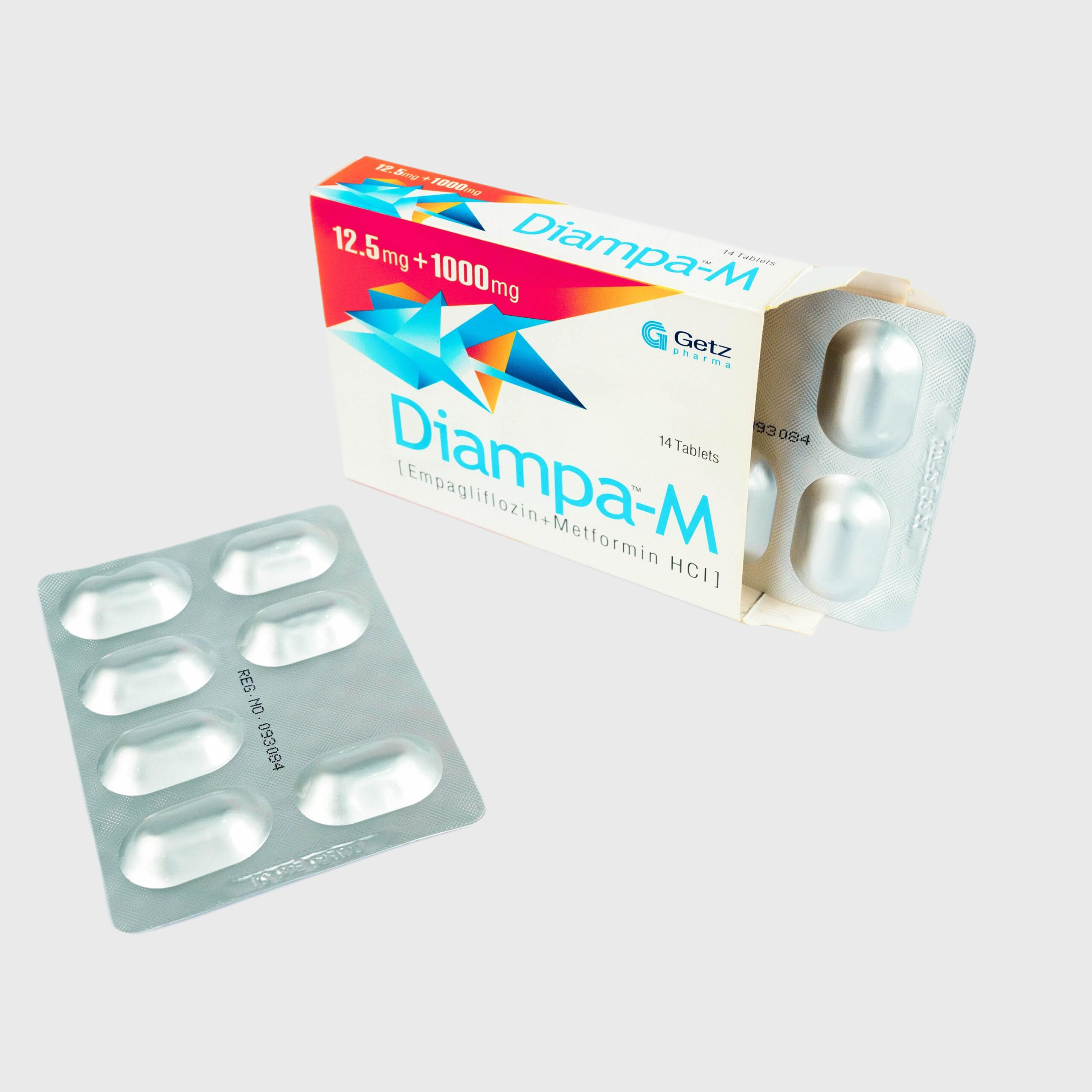 Diampa M 12.5mg + 1000mg Tablet