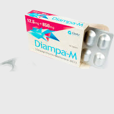 Diampa M 12.5/850mg Tablets