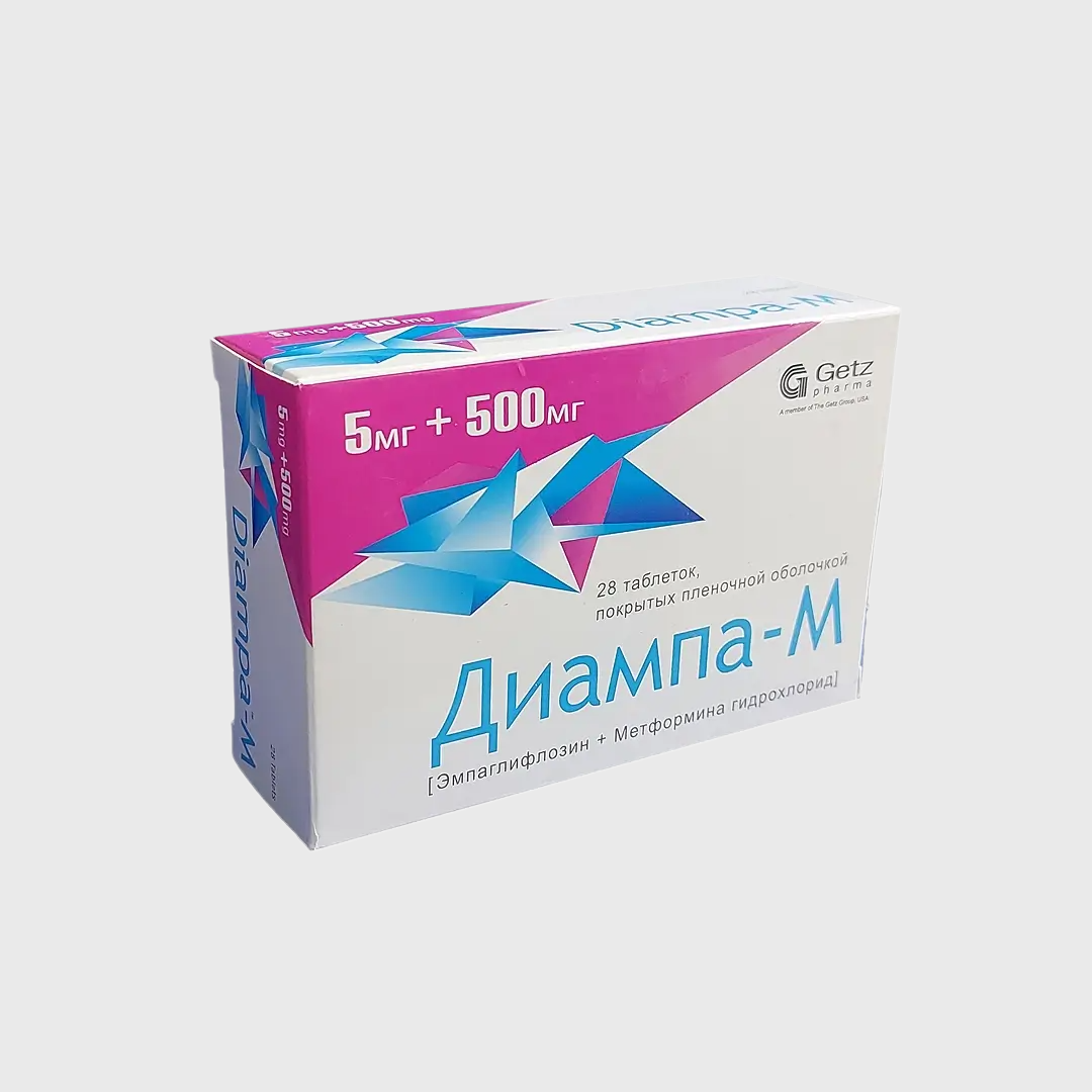 Diampa M 5/500mg Tablet – Empagliflozin 5mg + Metformin 500mg Gentle Entry-Level Dual Therapy