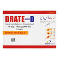 Drate Plus D 70mg Tablets (Alendronate Sodium + Vitamin D3) – Once Weekly Osteoporosis Treatment