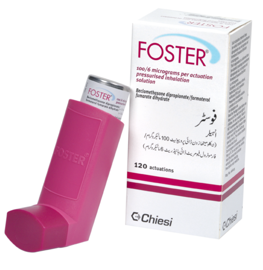 Foster Inhaler 100/6mcg – Asthma and Breathing Control Inhaler
