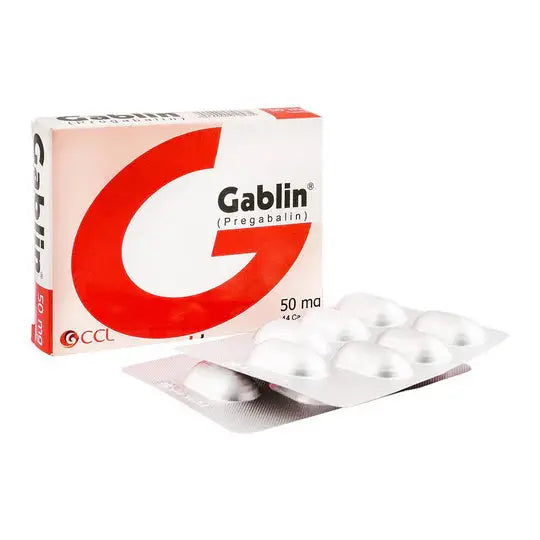 Gablin 50mg Capsules (Pregabalin) – Nerve Pain and Neuropathic Pain Support