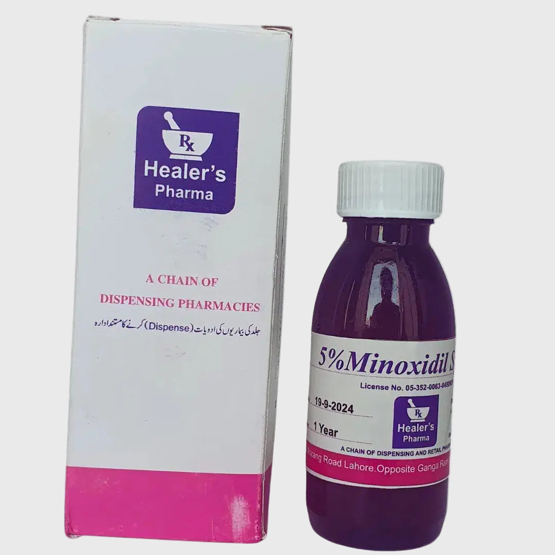 Healers Pharma Minoxidil 5% Spray for hair regrowth