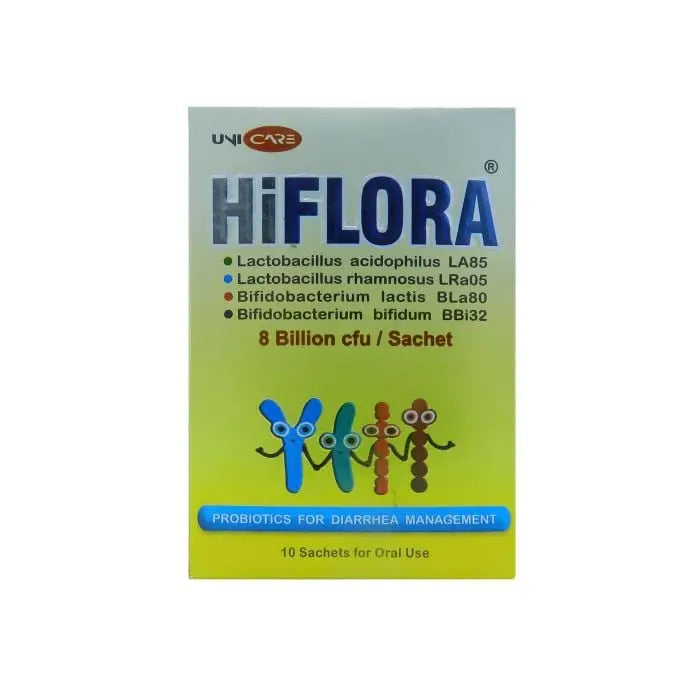 Hiflora Hydro Pack – Diarrhea Management and Gut Health Support Sachets