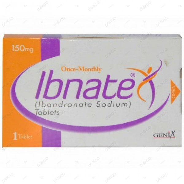 Ibnate 150mg tablet for osteoporosis treatment Pakistan