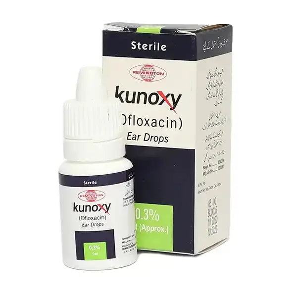 Kunoxy 0.3% 5ml Ear Drops – For Bacterial Ear Infection Treatment