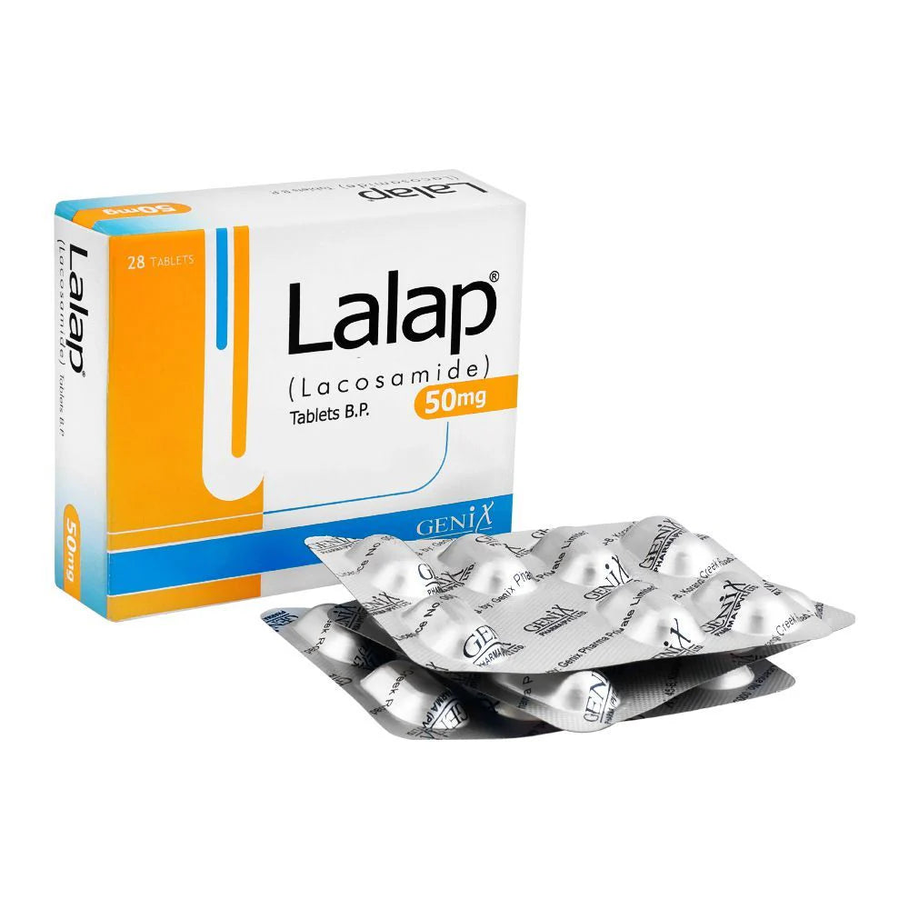 Lalap 50mg lacosamide tablets for epilepsy Pakistan