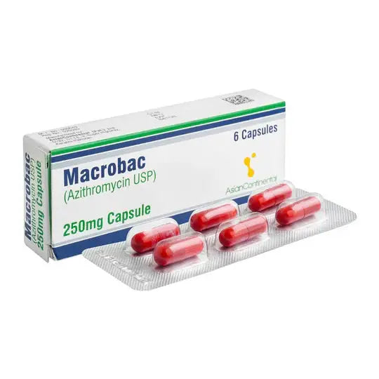 Macrobac 250mg Capsule – Antibiotic for Bacterial Infections