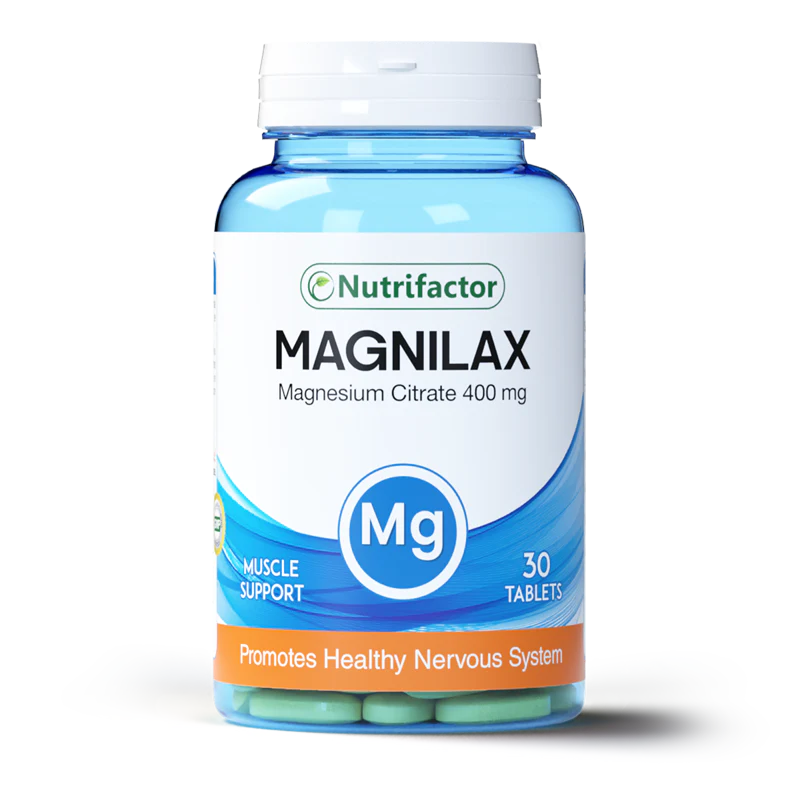 Magnilax – Magnesium Citrate 400 mg Tablets for Digestive & Muscle Support