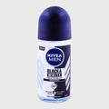 NIVEA Men Invisible Black & White Original Roll-On – 50 ml | 48H Anti-Perspirant & Wardrobe-Safe Protection