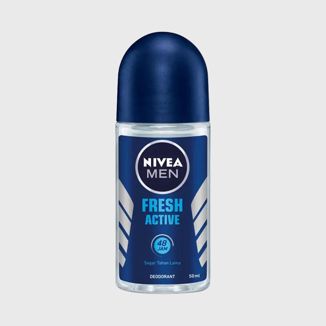 NIVEA Men Fresh Active Roll‑On 50 ml – 48 H Sweat & Odour Protection