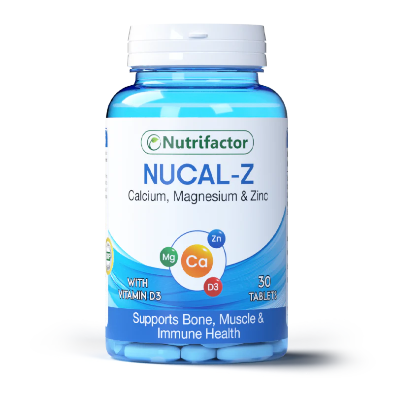 Nucal-Z – Calcium, Magnesium, Zinc & Vitamin D3 Tablets for Bone Health