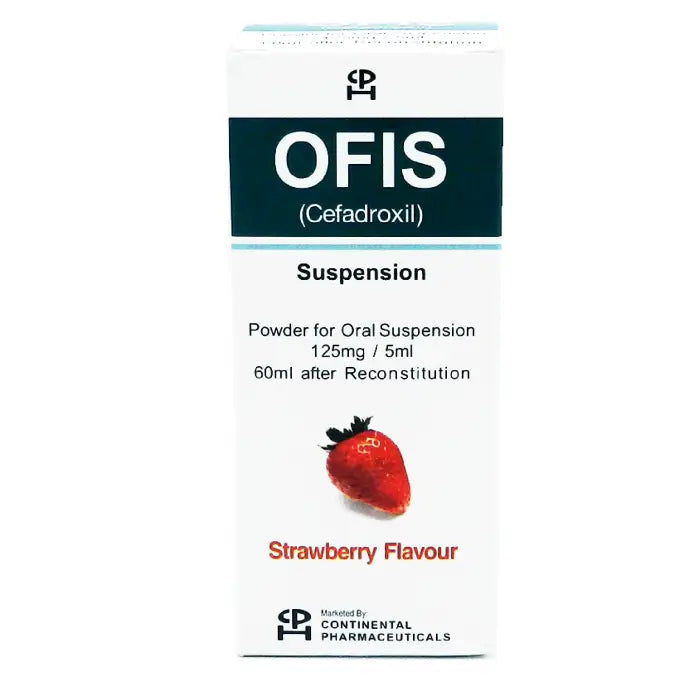 Ofis Suspension 125mg – Cefadroxil Oral Antibiotic Suspension